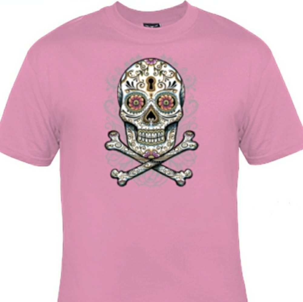 Brand new  unisex "sugar mosaic  skull"